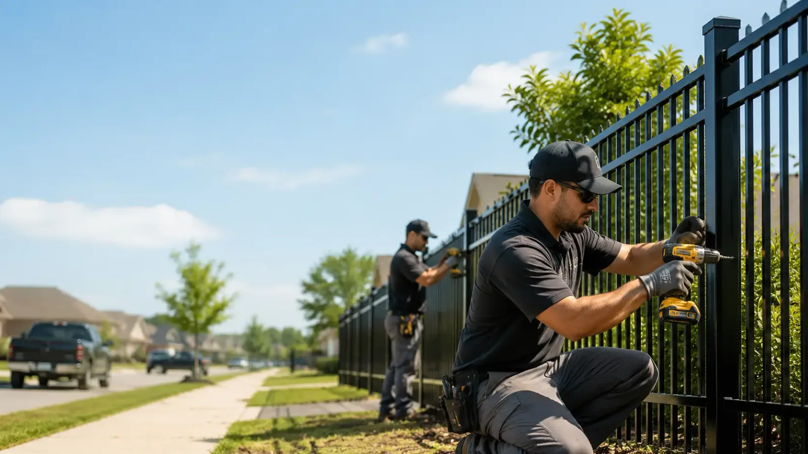 Metal Fence Installation in Rhodes, MI
